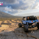 A screenshot from Forza Horizon 5 showing a blue buggy looking out over the Mexican countryside.